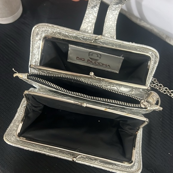 Big Buddha mini bag, silver retro - Picture 4 of 6